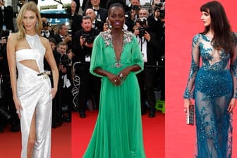 Karlie Kloss, Lupita Nyong'o und Frédérique Bel bei den Filmfestspielen von Cannes.