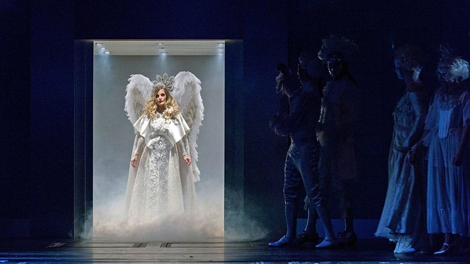 Sandy Mölling als "Angelina" im Musical "Paradise of Pain" am Staatstheater in Saarbrücken.