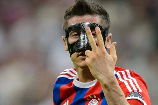 Noch drei Tore fehlen Robert Lewandowski, um zu Alexander Meier, dem Führenden der Torjägerliste, aufzuschließen.