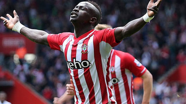 Sadio Mané wechselte im September 2014 von Red Bull Salzburg zum FC Southampton. Sadio Mané wechselte im September 2014 von Red Bull Salzburg zum FC Southampton.