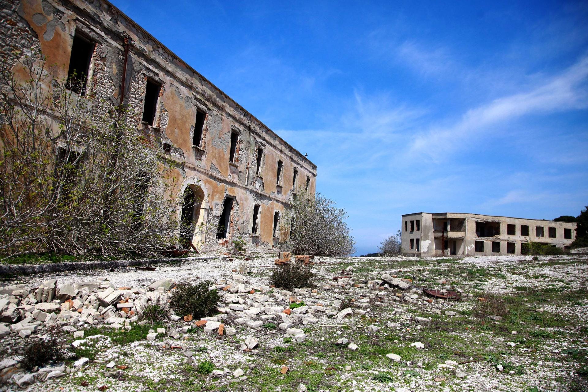 Der Militärstützpunkt auf der albanischen Insel Sazan soll bald Touristen anlocken.