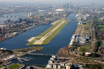 Der London City Airport ist einer der kleineren Londoner Flughäfen.