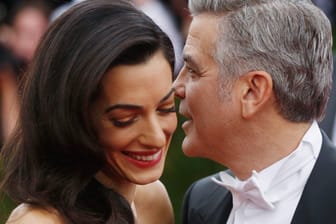George Clooney und seine Frau Amal.