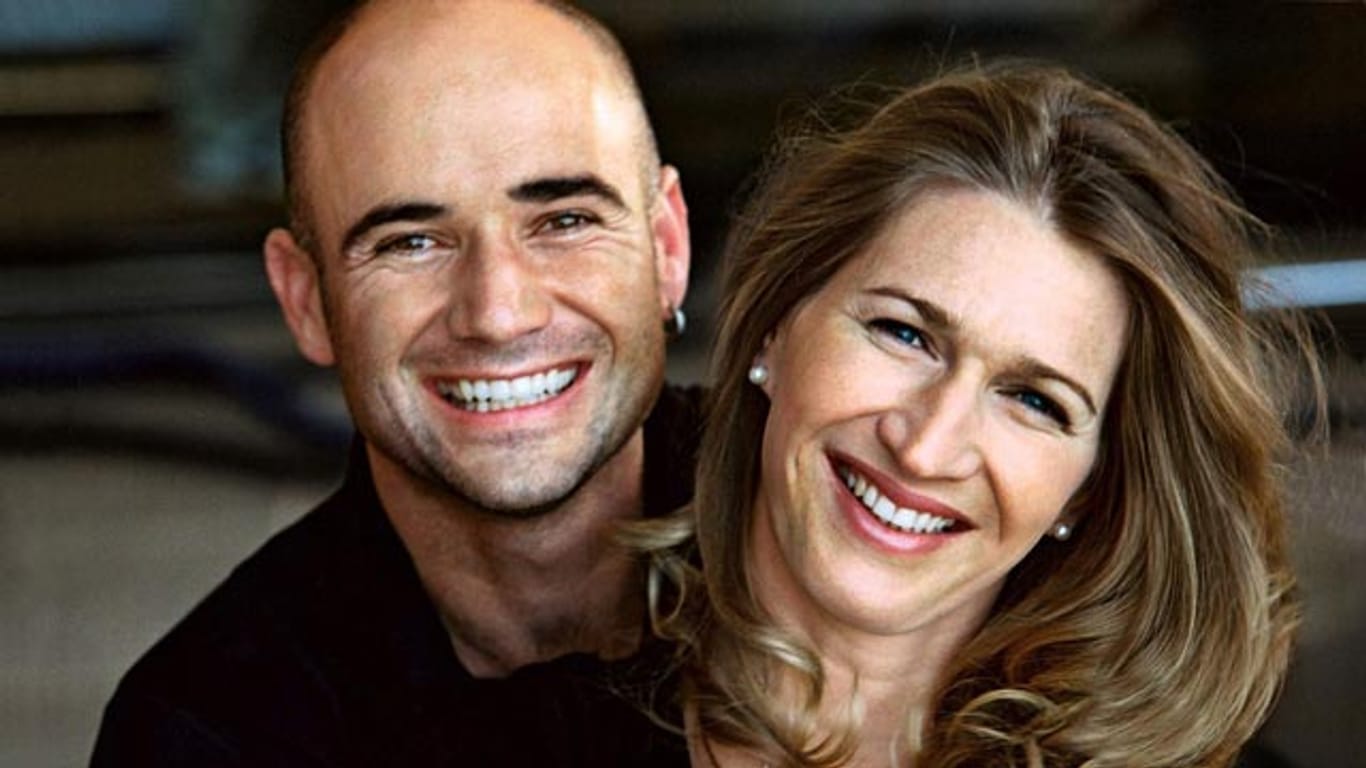 Seit 2001 glücklich verheiratet: Andre Agassi und Steffi Graf.