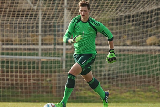 Um ihn geht es: U16-Nationaltorwar Lennart Grill.