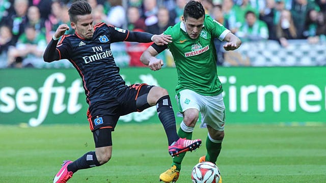Zlatko Junuzovic (re.) könnte auf die Partien gegen den Hamburger SV verzichten. Zlatko Junuzovic (re.) könnte auf die Partien gegen den Hamburger SV verzichten.