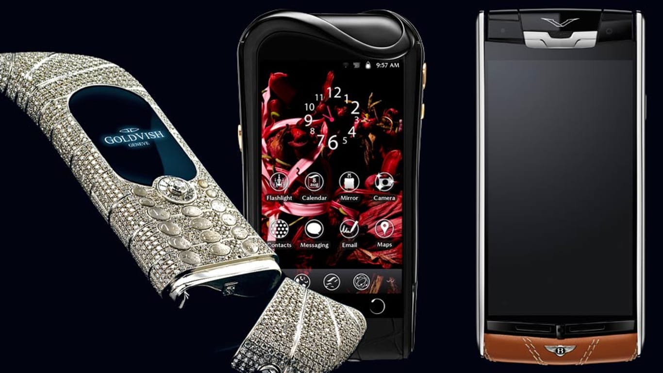 Vertu, Goldvish, Savelli: Smartphones aus der obersten Preisklasse.