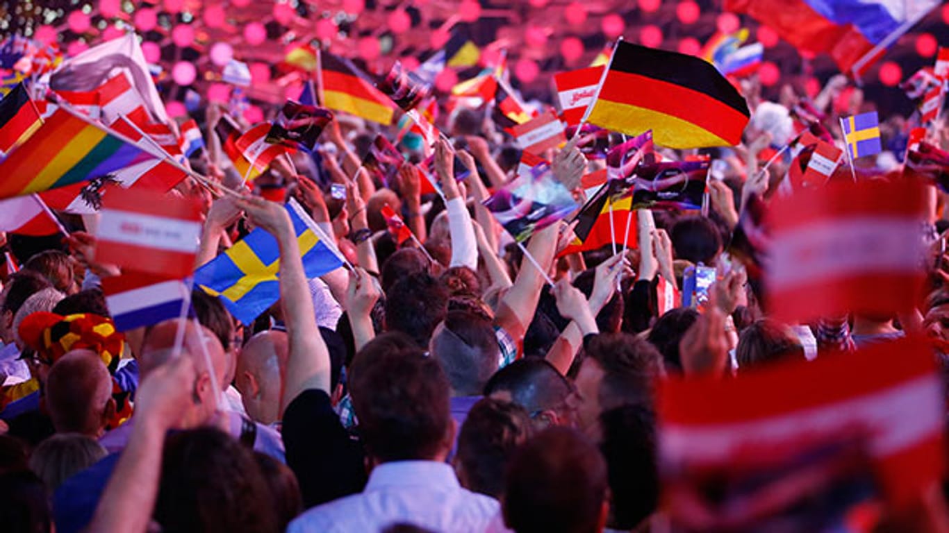 Das Publikum beim Eurovision Song Contest 2015 in Wien.