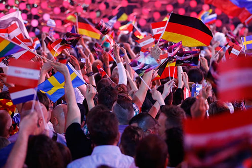 Das Publikum beim Eurovision Song Contest 2015 in Wien.