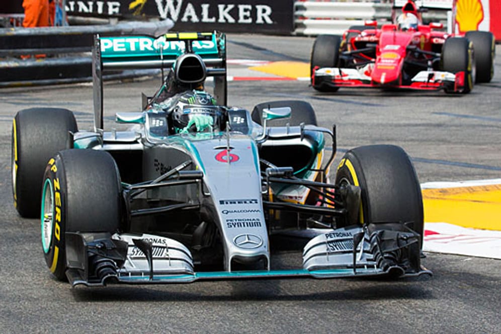 Nico Rosberg gewinnt vor Sebastian Vettel in Monaco.