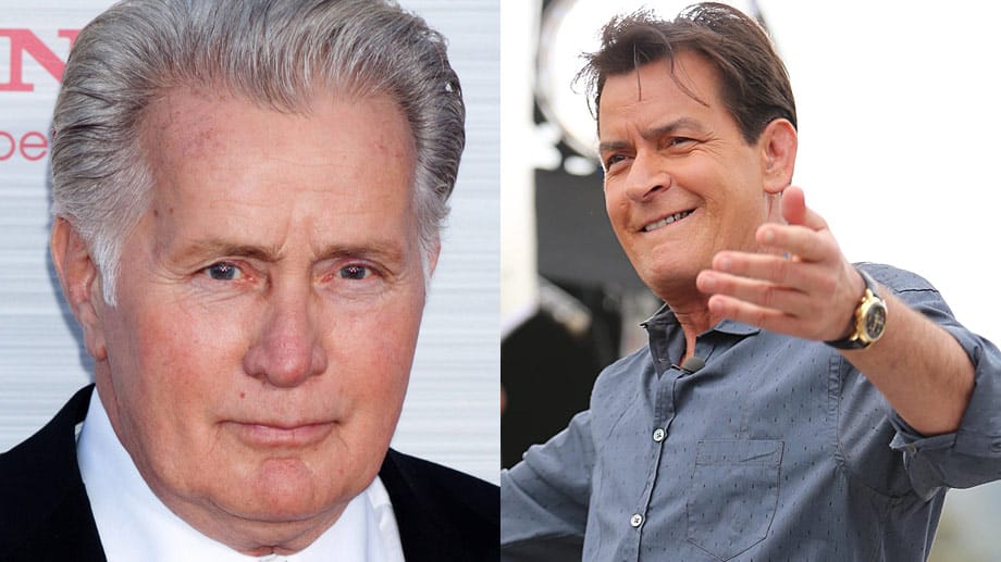 Martin Sheen (l.) hat ein eher gespaltenes Verhältnis zu seinem Sohn Charlie.