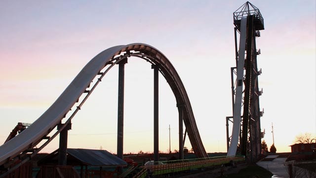 Das ist die Wasserrutsche "The Verrückt".