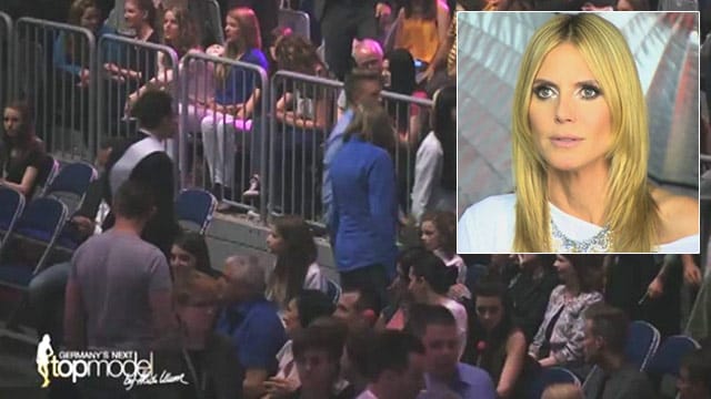 Heidi Klum erzählte über den Abbruch der Finalshow in Mannheim.