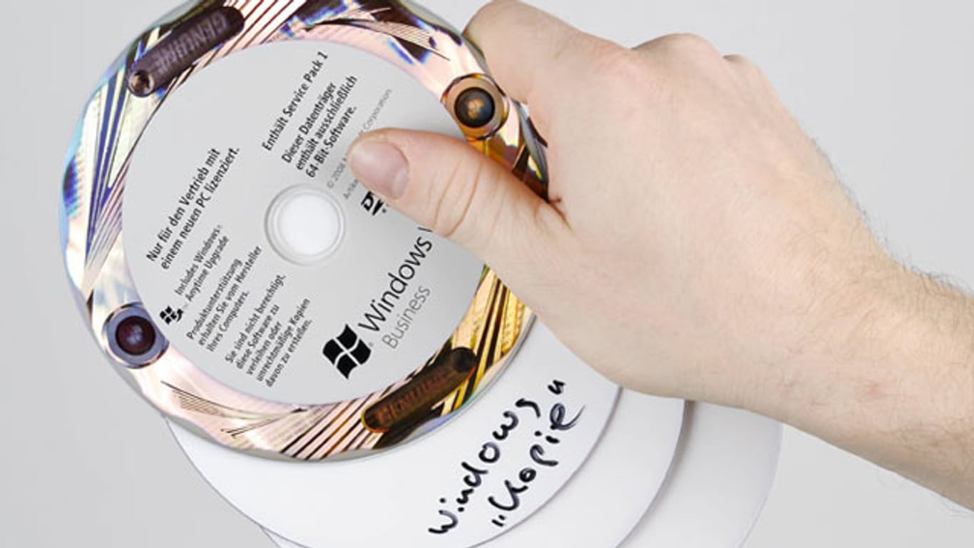 Windows-CD und Kopien.