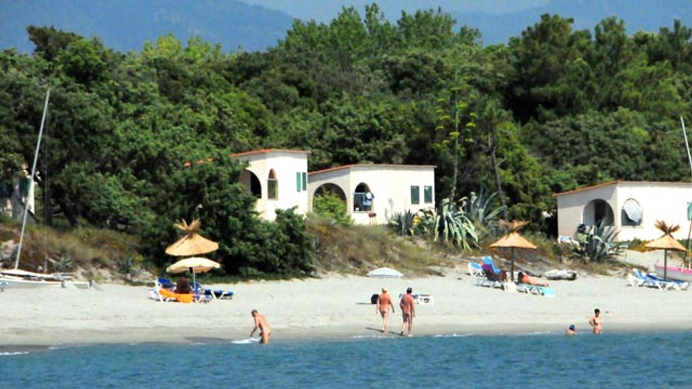 Campingplatz Riva Bella auf Korsika.