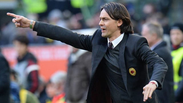 Filippo Inzaghi führte den AC Mailand in der abgelaufenen Saison nur zu einem enttäuschenden zehnten Platz in der Serie A. Filippo Inzaghi führte den AC Mailand in der abgelaufenen Saison nur zu einem enttäuschenden zehnten Platz in der Serie A.