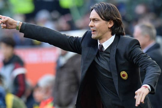 Filippo Inzaghi führte den AC Mailand in der abgelaufenen Saison nur zu einem enttäuschenden zehnten Platz in der Serie A.