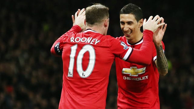 Wayne Rooney und Angel di María gehören zu den Superstars bei Manchester United. Wayne Rooney und Angel di María gehören zu den Superstars bei Manchester United.