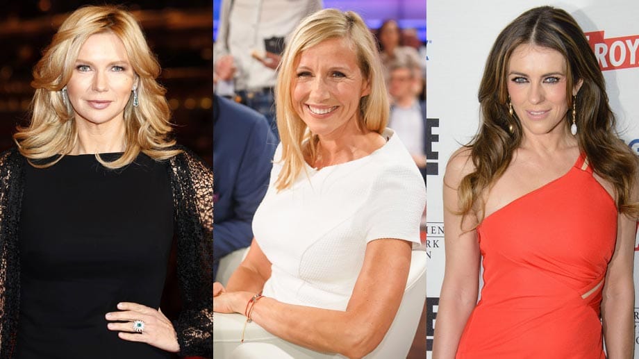 Veronica Ferres, Andrea Kiewel und Liz Hurley werden am 10. Juni 2015 50 Jahre alt.