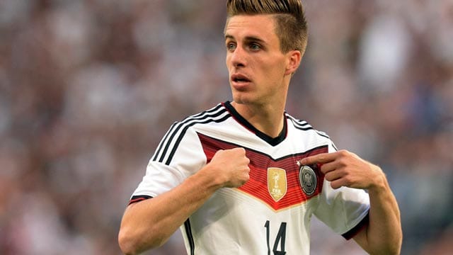 Patrick Herrmann debütiert beim Spiel gegen die USA im Trikot der DFB-Elf. Patrick Herrmann debütiert beim Spiel gegen die USA im Trikot der DFB-Elf.