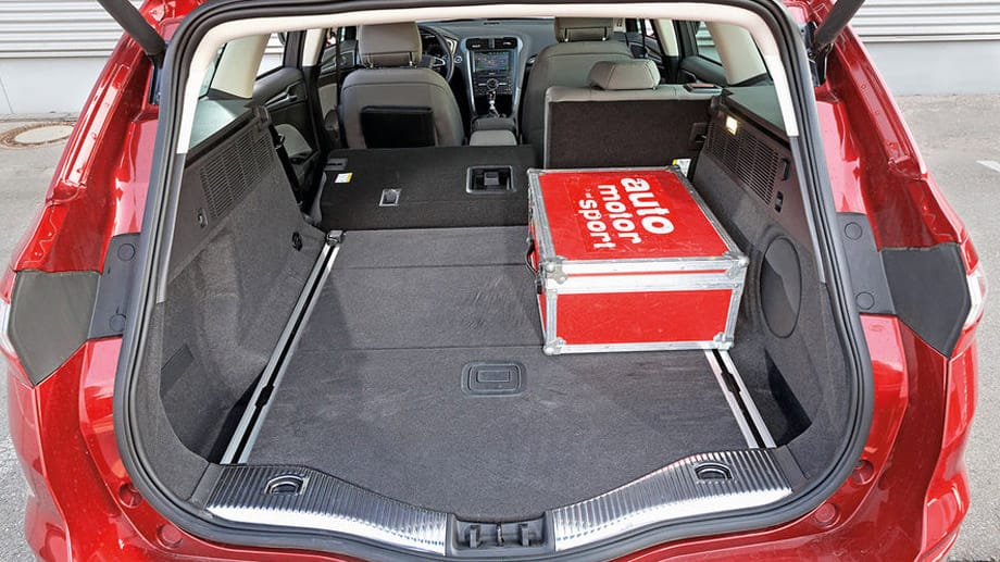 Der Ford Mondeo bietet ein Kofferraumvolumen von 500 bis 1.605 Liter.