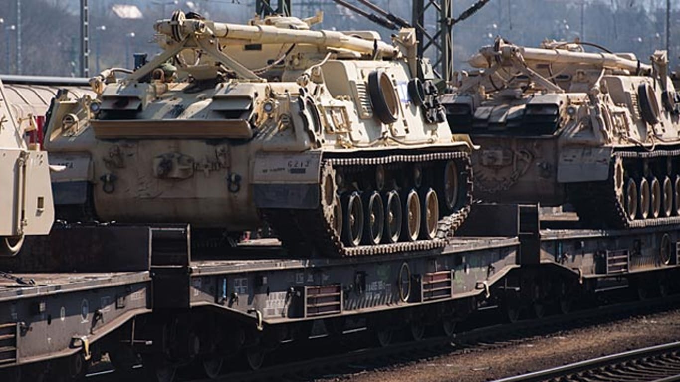 Gegen eine mögliche russische Aggression: USA wollen Panzer nach Osteuropa schicken.