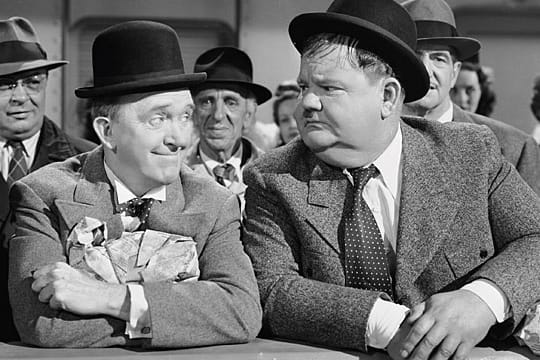 Unvergessen: Stan Laurel und Oliver Hardy schrieben als "Dick und Doof" Filmgeschichte.