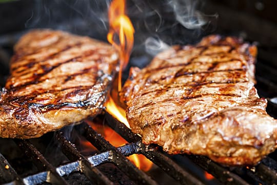 Gegrilltes Fleisch ist nicht nur in der fettigen Variante ein Hochgenuss.