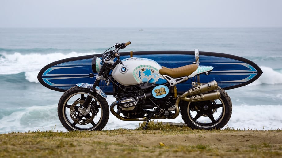 BMW Concept Path 22 - Scrambler-Studie für coole Biker. Benannt ist das Bike nach einem der begehrtesten Surf-Spots Europas.