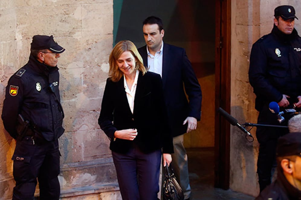 Cristina de Borbón ist wegen Beihilfe zum Steuerbetrug in zwei Fällen angeklagt.