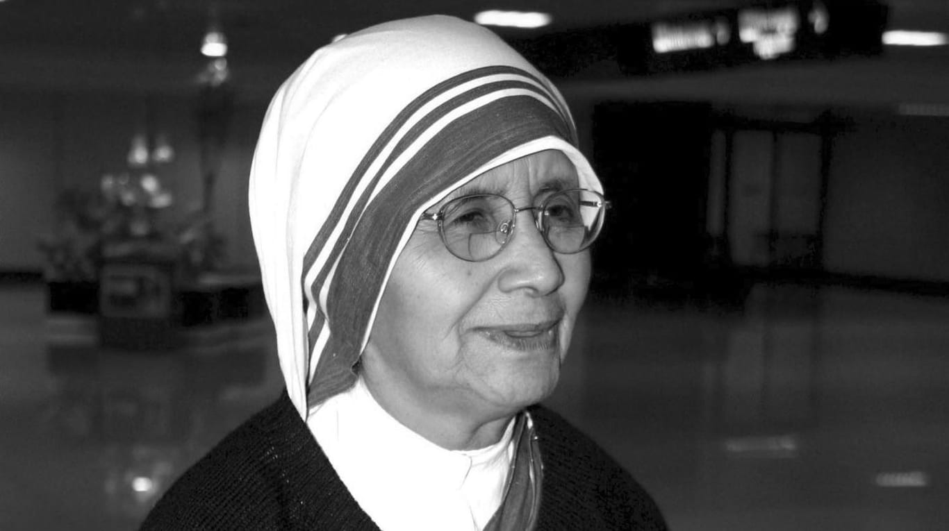 Schwester Nirmala im Jahr 2005, als sie noch den Mutter-Teresa-Orden führte.