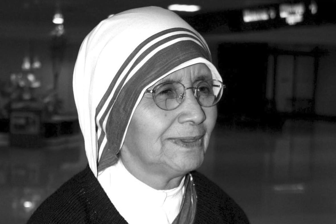 Schwester Nirmala im Jahr 2005, als sie noch den Mutter-Teresa-Orden führte.