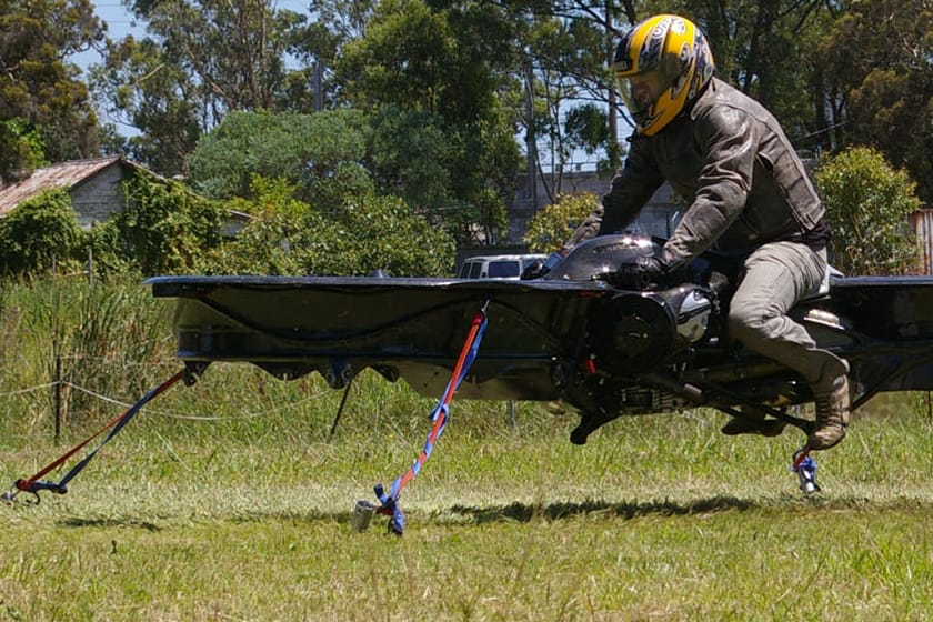 Schweben wie Luke Skywalker: Das Hoverbike macht's möglich.