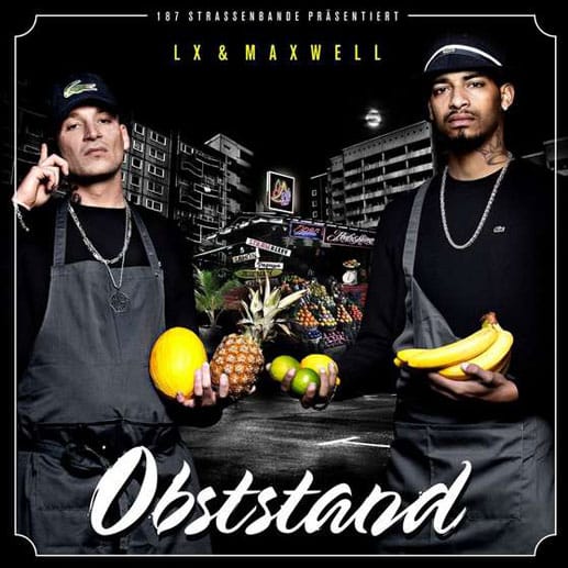 Platz 5: An der Schwelle zur Top 5 warten die Hamburger Rapper LX und Maxwell mit ihrem Debüt-Album "Obststand".