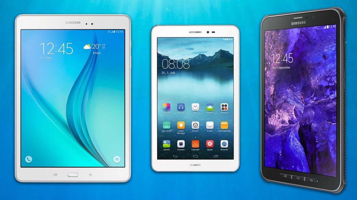 Tablet-Testsieger von Samsung und Huawei