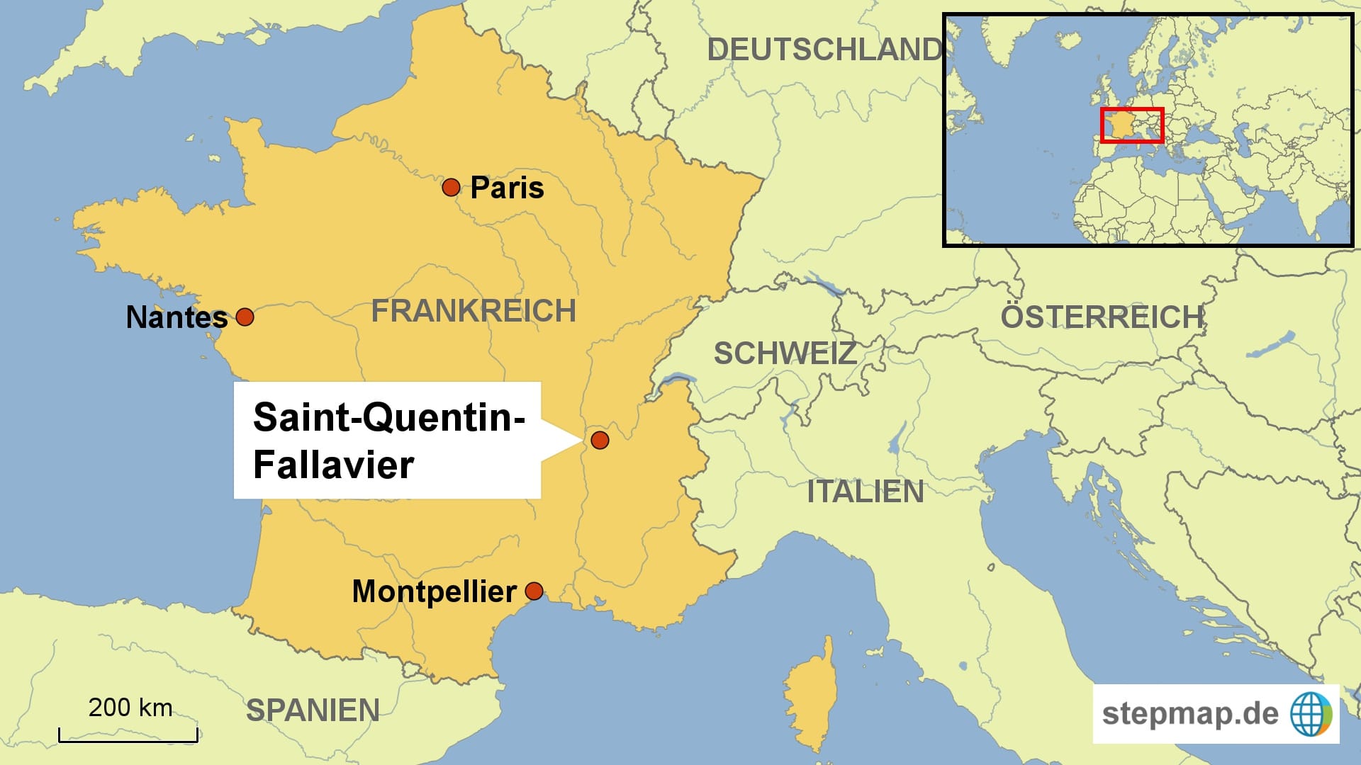 Der Tatort liegt zwischen Lyon und Grenoble im Südosten Frankreichs.
