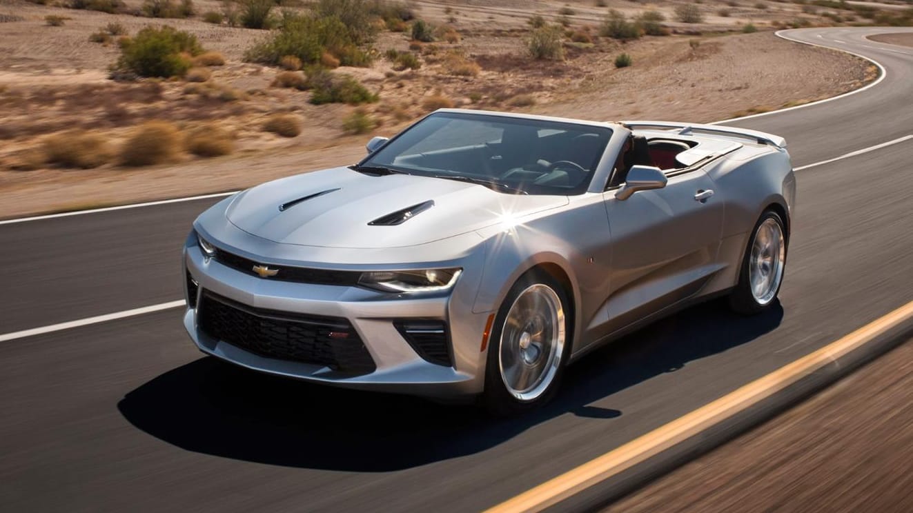 Den neuen Camaro bietet Chevrolet 2016 auch wieder als Cabrio an.