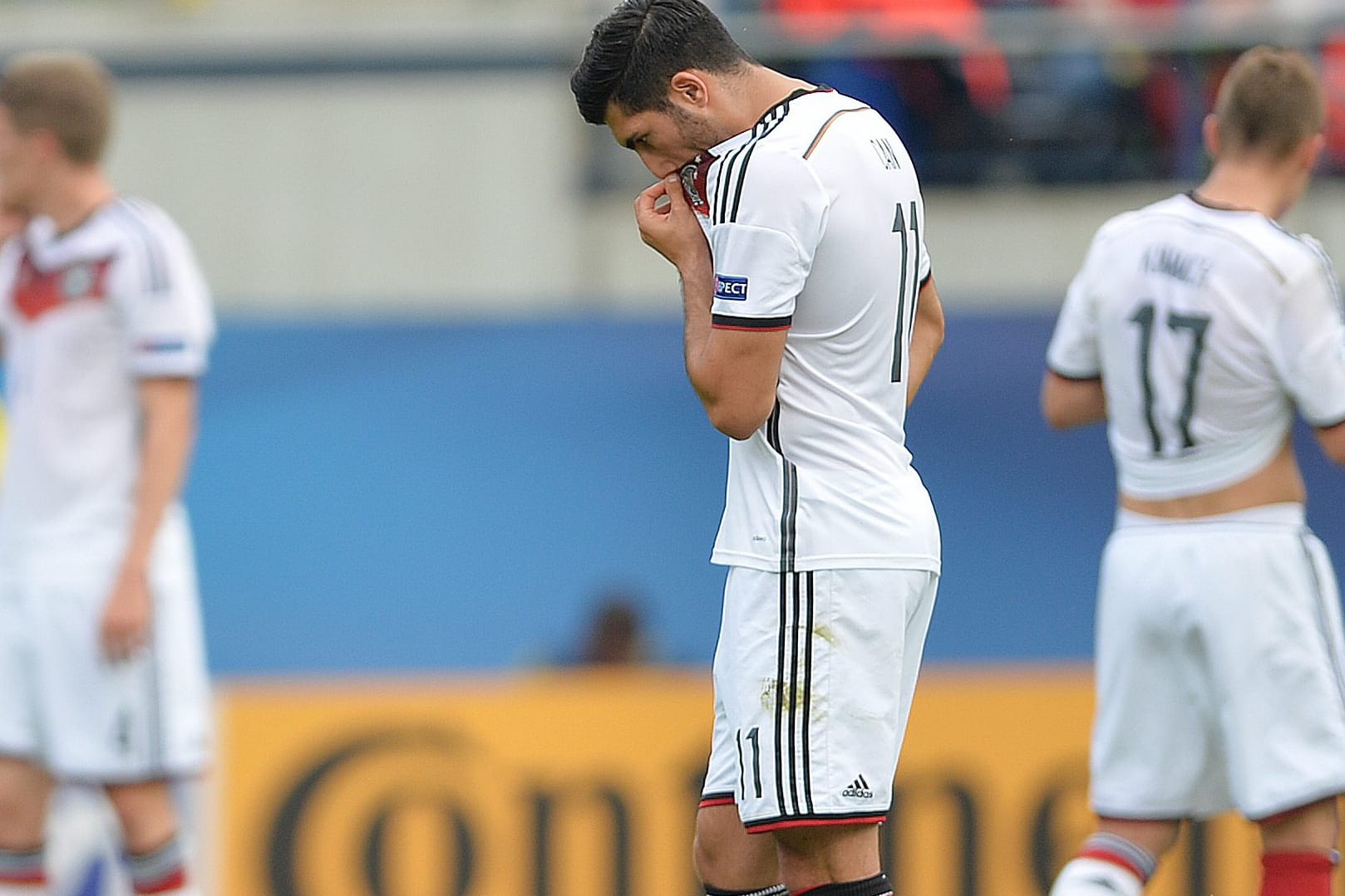 Zur Pause lagen Emre Can und Co. gegen Portugal bereits aussichtslos mit 0:3 zurück.