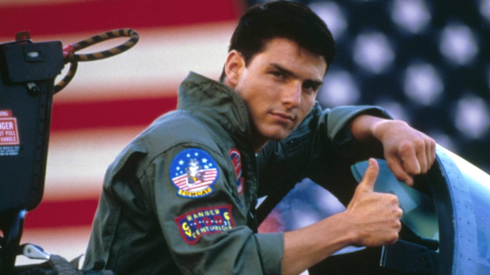 Tom Cruise in "Top Gun".