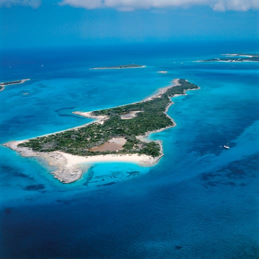 Leaf Cay gehört zu den Bahamas und zu den Eigentümern von Hollywood-Größe Nicholas Cage.
