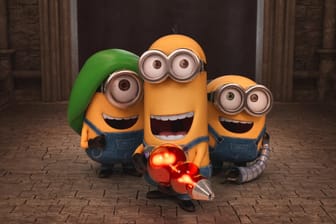 Die Minions freuen sich über ihren ersten eigenen Kinofilm.