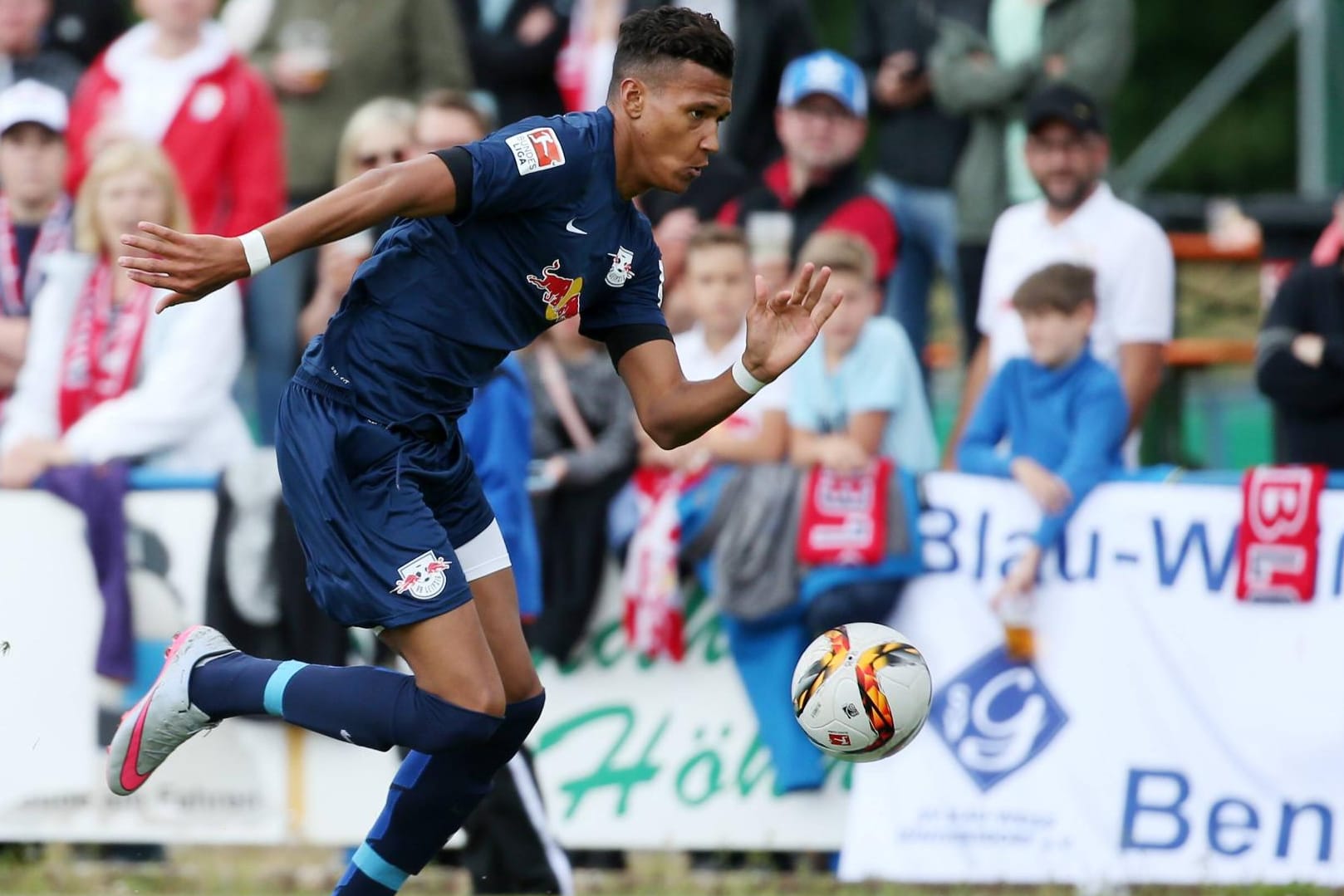 Davie Selke kam von Werder Bremen zu RB Leipzig und soll den Klub mit seinen Toren in die Bundesliga schießen.