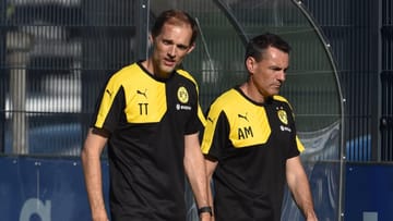 Thomas Tuchel und Arno Michels (re.) bestimmen künftig, wo es bei Borussia Dortmund langgeht.