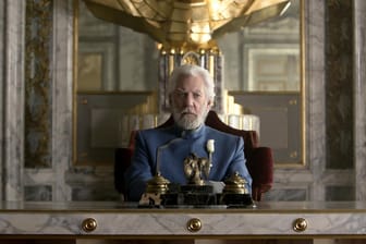 Donald Sutherland als Präsident Snow in "Die Tribute von Panem"