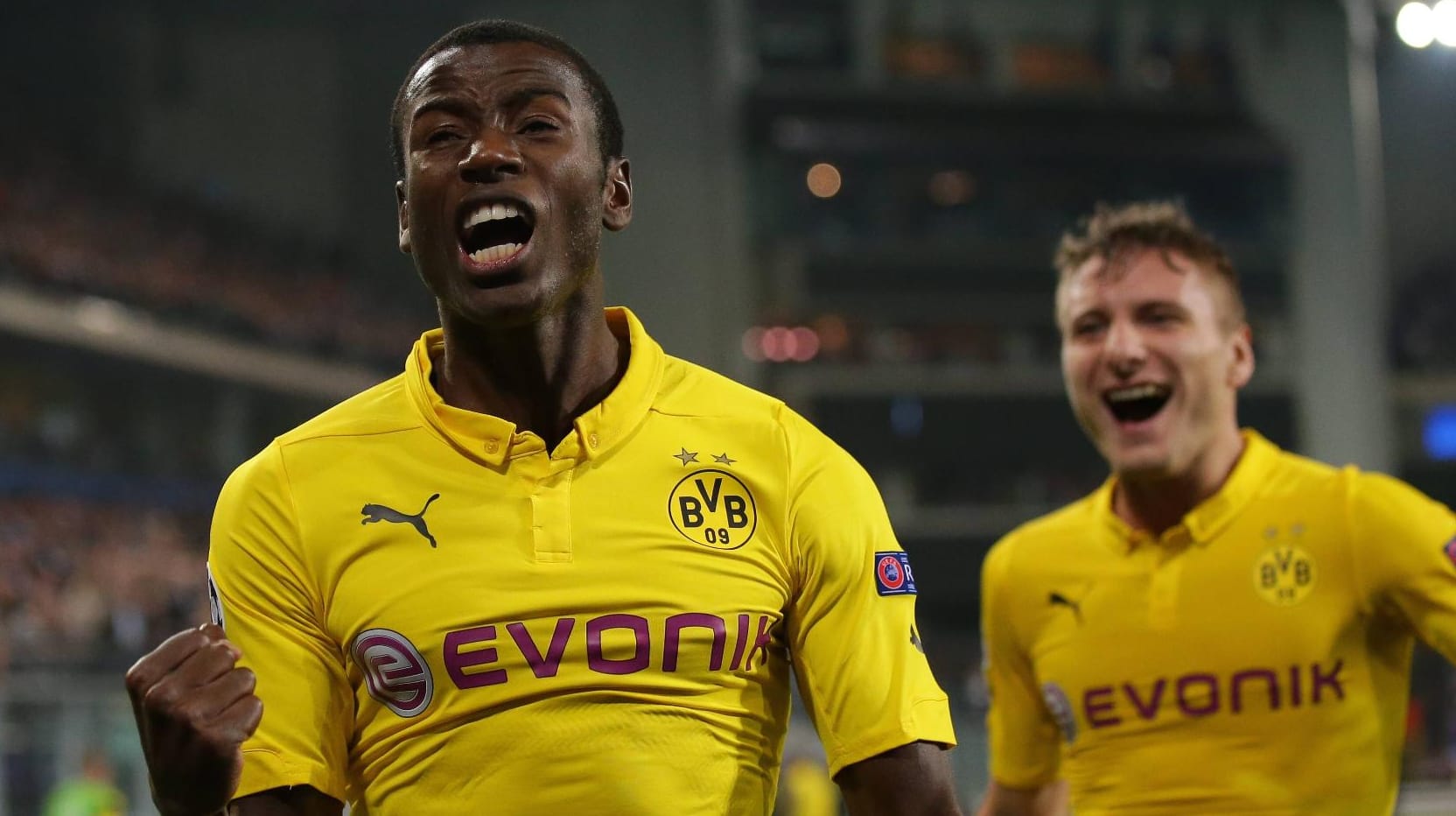 In der Champions League funktionierte das Zusammenspiel der Stürmer Adrian Ramos (li.) und Ciro Immobile schon ganz gut.