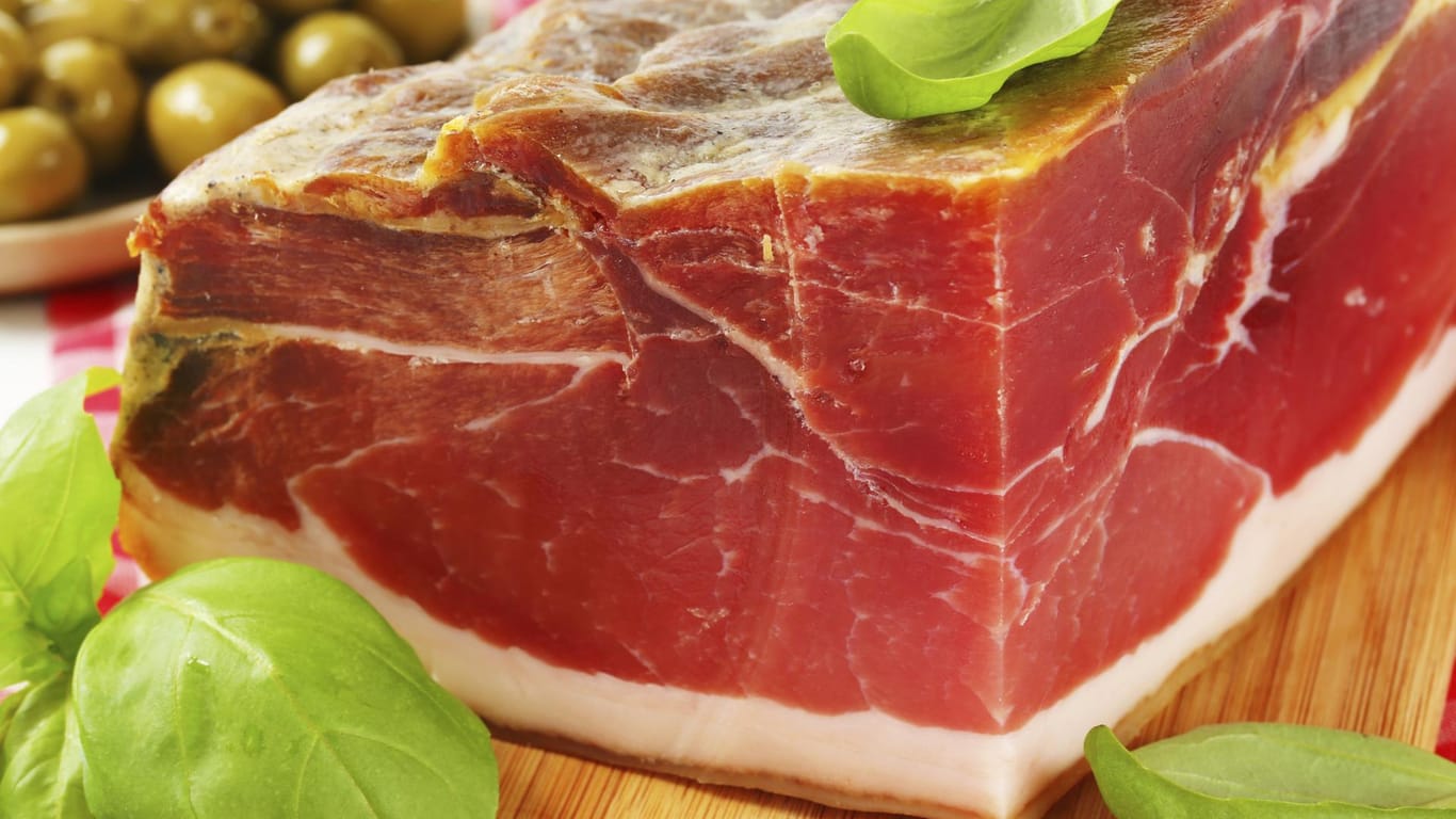 Der hochwertige Parma-Schinken zählt zu den beliebtesten Sorten.
