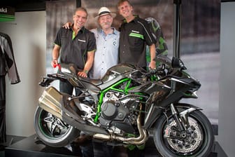 Horst Lichter und seine neue Kawasaki Ninja H2