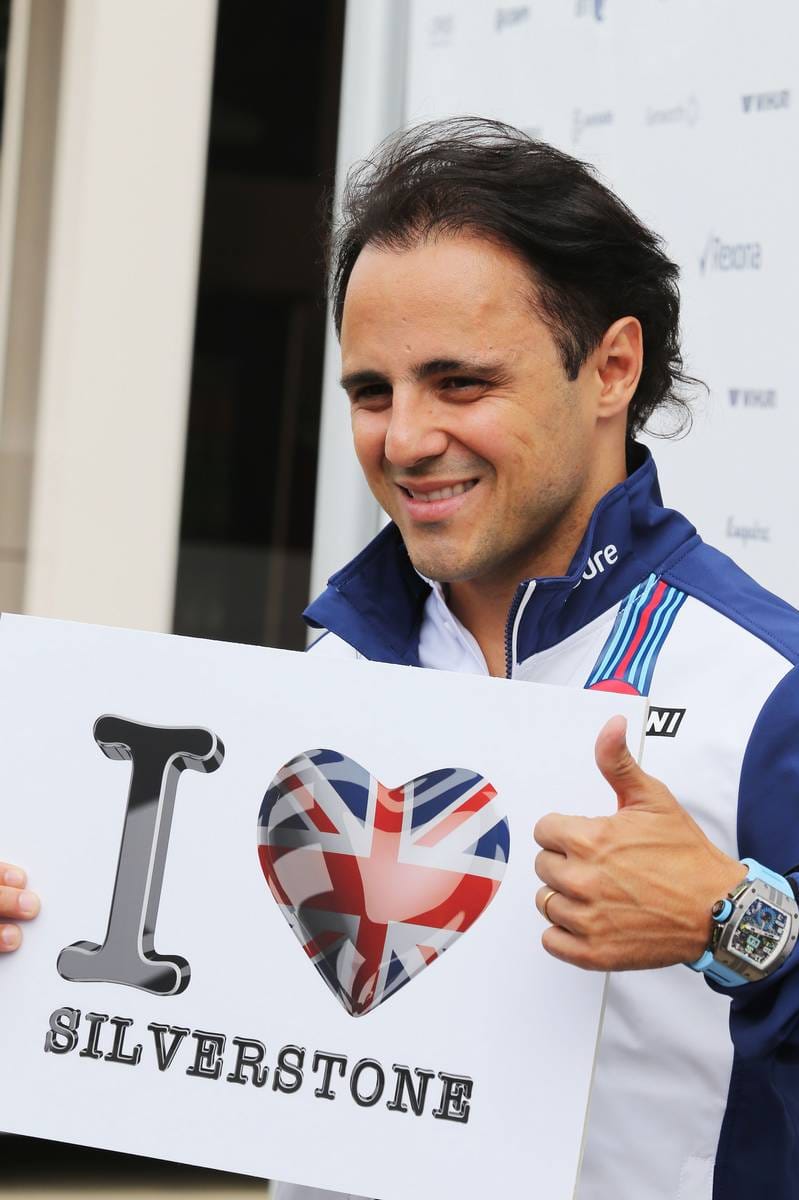 Felipe Massa ist aber auch gern in Silverstone.