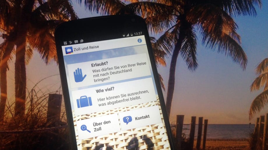 Zoll und Reise ist eine offizielle App des Bundesministeriums für Finanzen.
