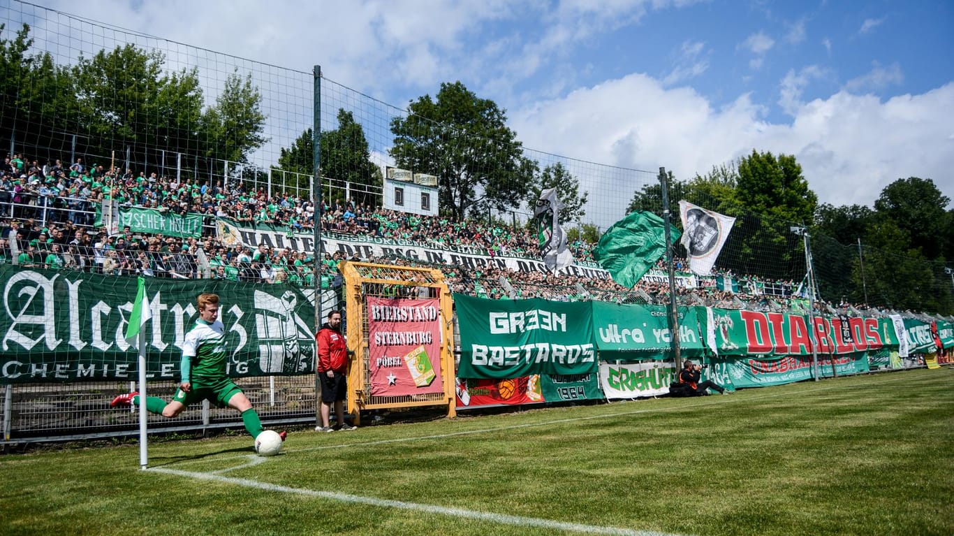Auf rund 1000 Zuschauer kann die Mannschaft der BSG Chemie Leipzig bei Heimspielen zählen.